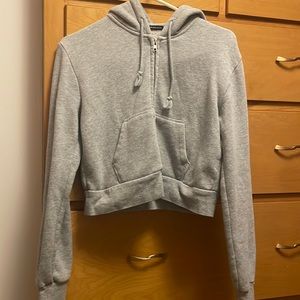 Gray Brandy Melville zip up